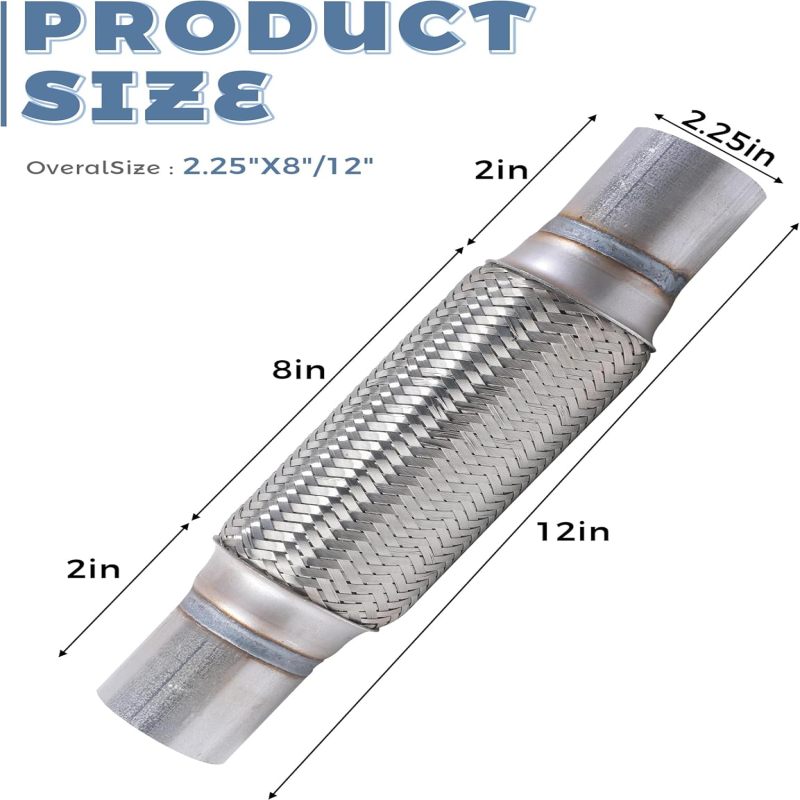Tuyau flexible d'échappement acier inoxydable - vue d'ensemble