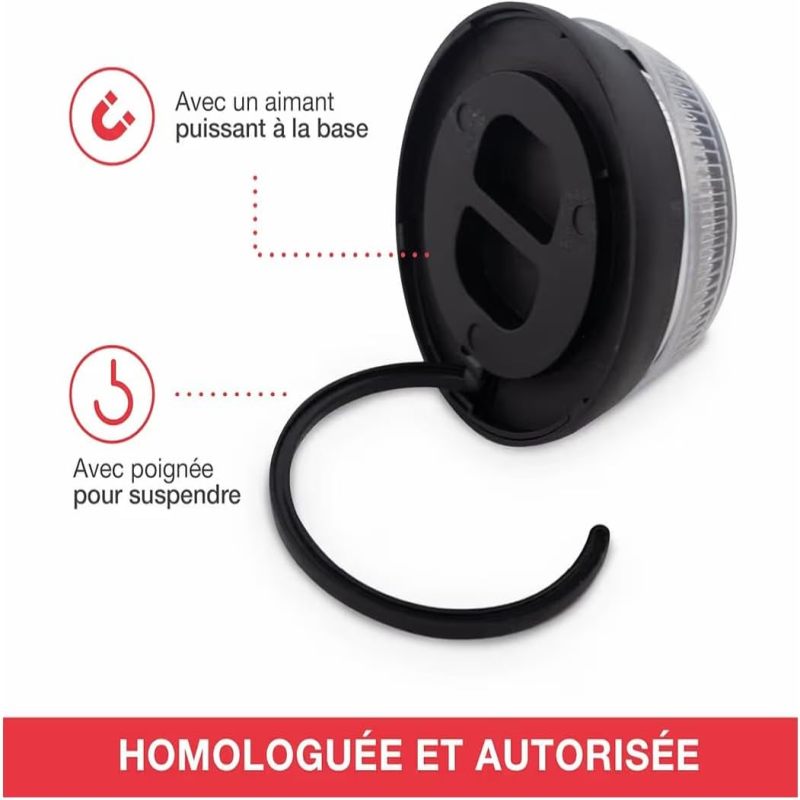 Utilisation en mode torche pour changer une roue la nuit – éclairage puissant