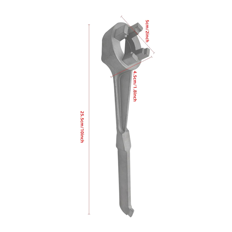 Détail des dimensions et des embouts 2\