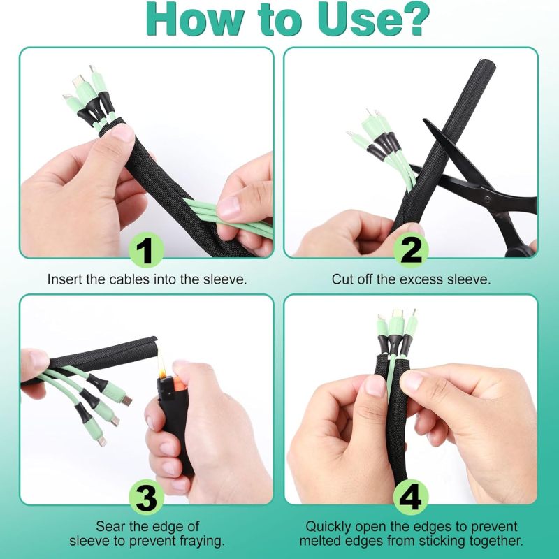 Gaine de protection Irovami - détail de la flexibilité et de l'installation