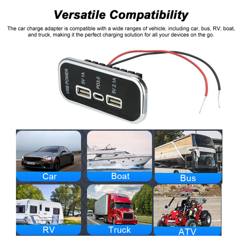 Compatibilidad: coche, barco, caravana, camión, autobús, ATV
