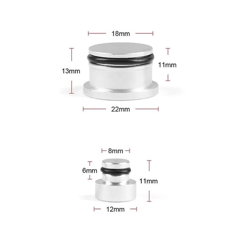 Kit suppression volets turbulence – pièces usinées CNC en aluminium
