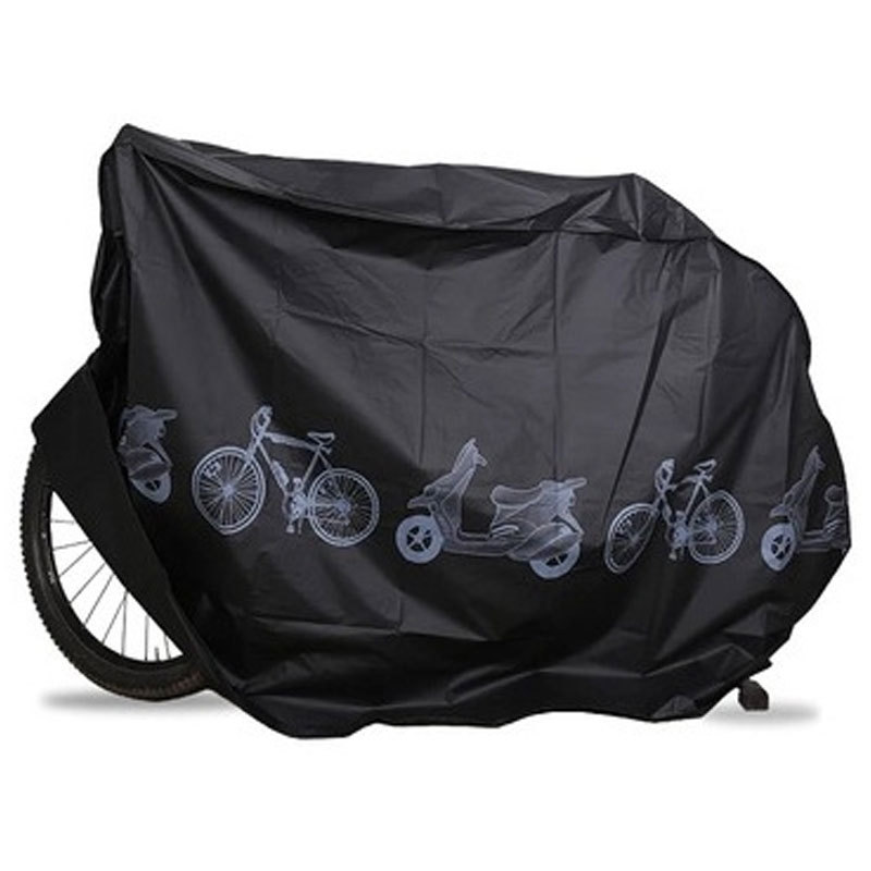Funda protectora negra para bicicleta y motocicleta - Descripción general