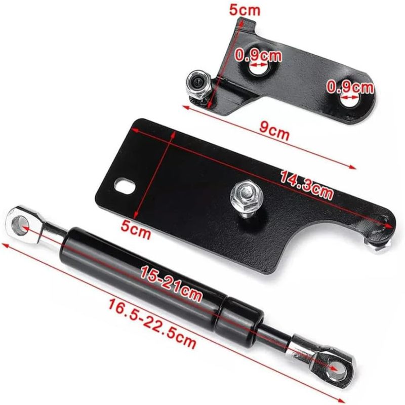 Dimensions des amortisseurs – longueur et fixations adaptées Hilux Revo