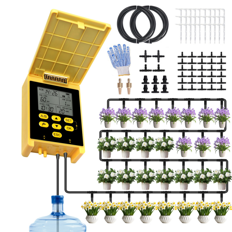 Kit d'irrigation goutte à goutte solaire Irovami - détail de l'écran