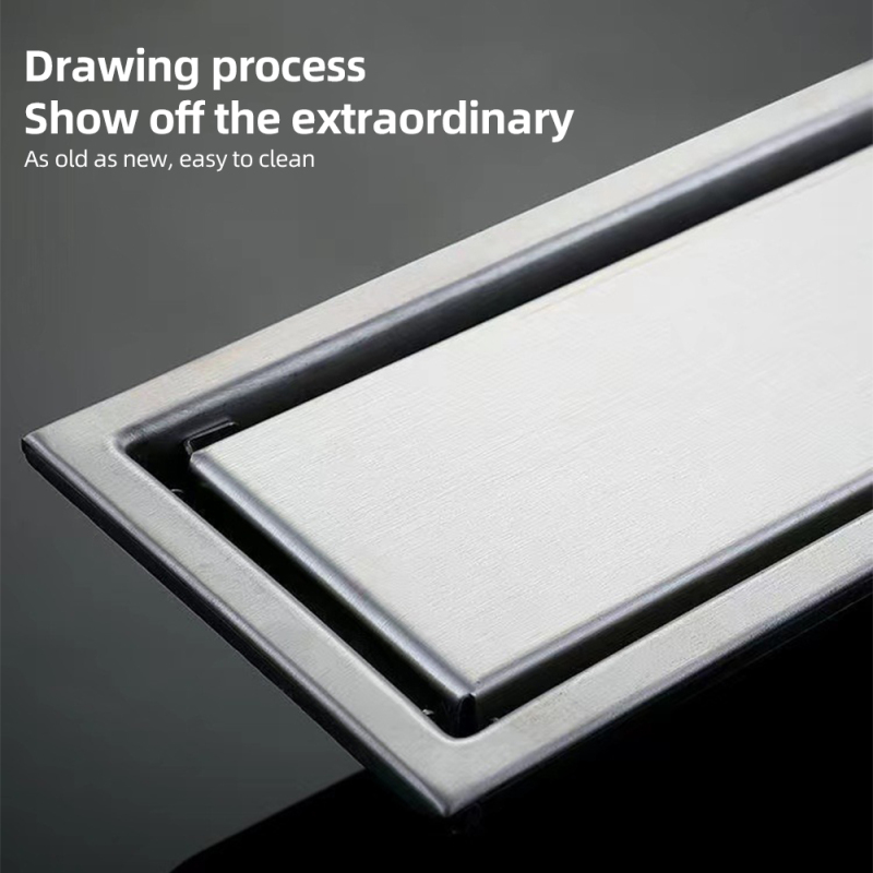 Détail du panneau 2 en 1 - face inox et face carrelable