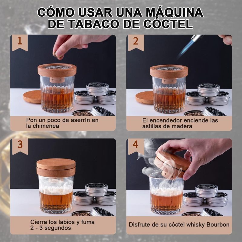 Juego completo - Chimenea de madera y virutas