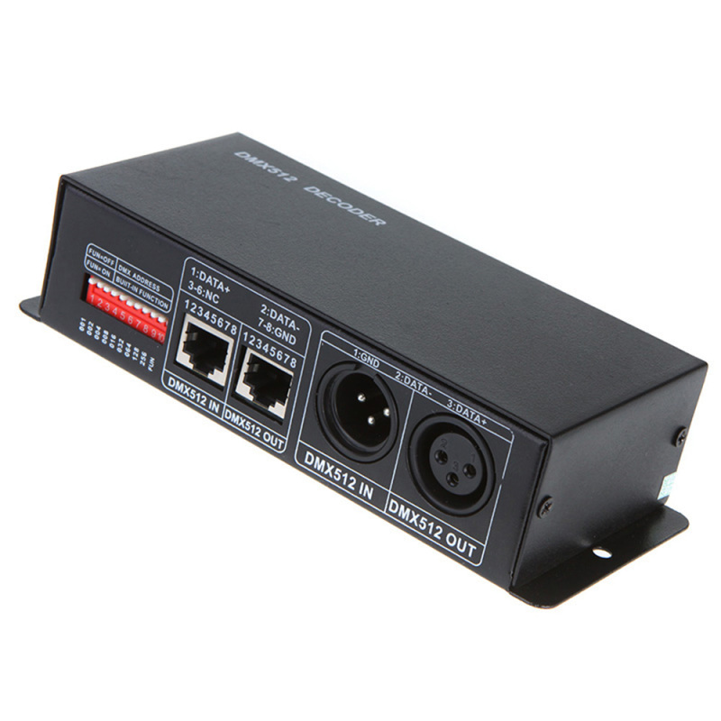 Contrôleur LED DMX 3 canaux 12-24V CC - vue d'ensemble