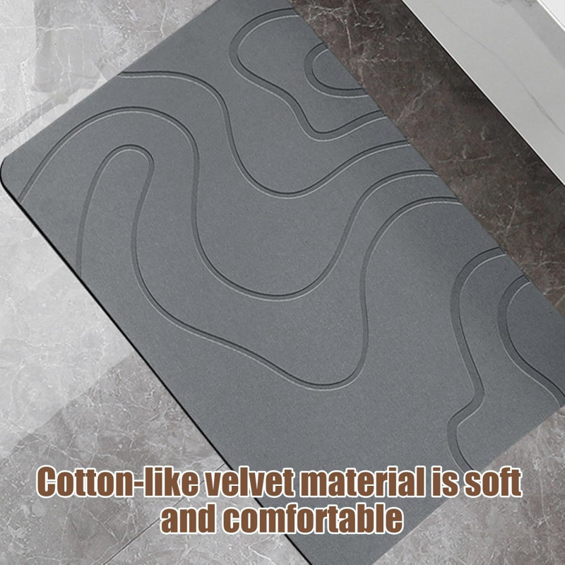 Texture douce et matière naturelle du tapis