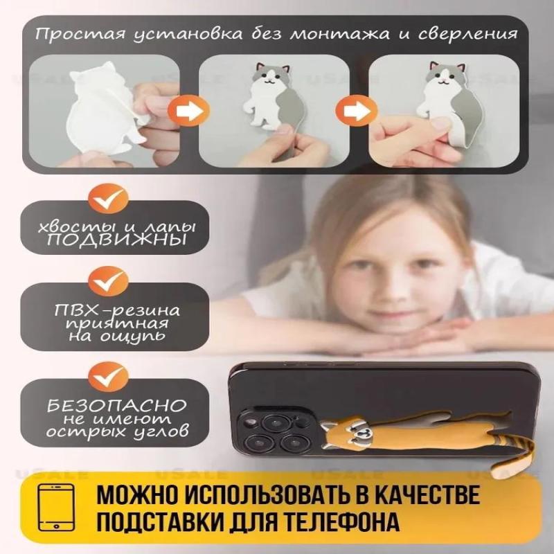 Gancho de pared con forma de mapache - Descripción general