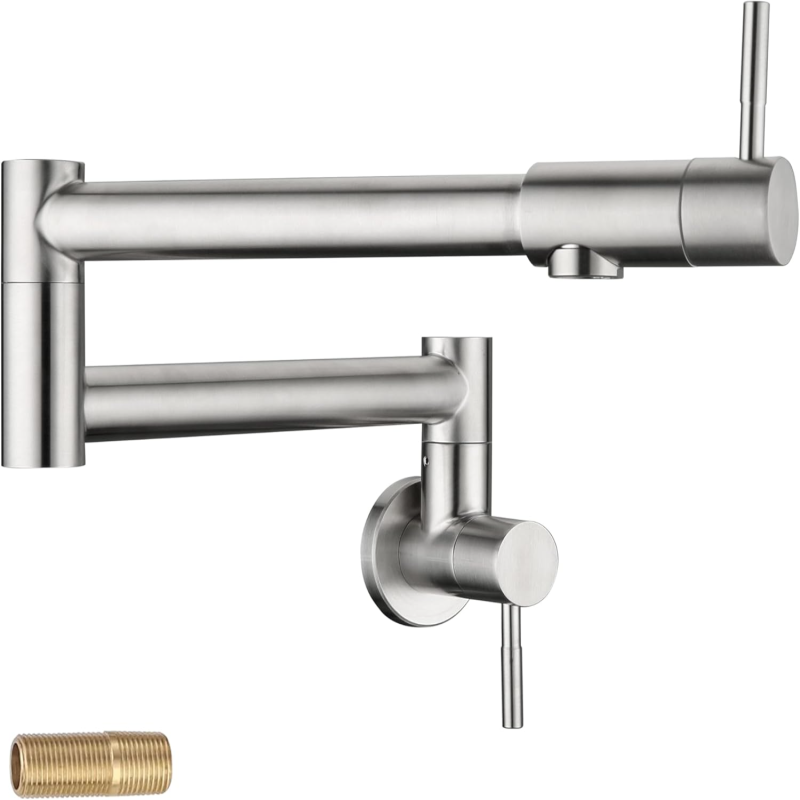 Grifo de pared LexaFill níquel pulido vista general