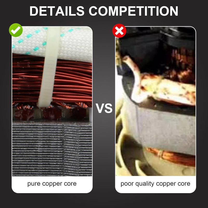 Comparaison cuivre pur vs cuivre de mauvaise qualité