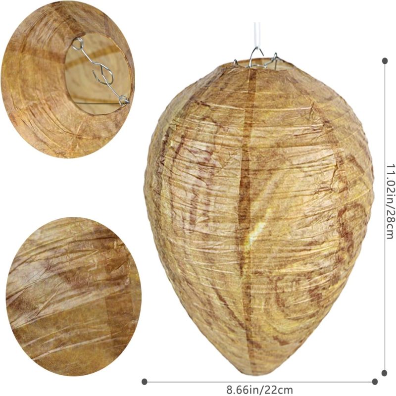 Dimensiones del nido falso: 28 x 22 cm