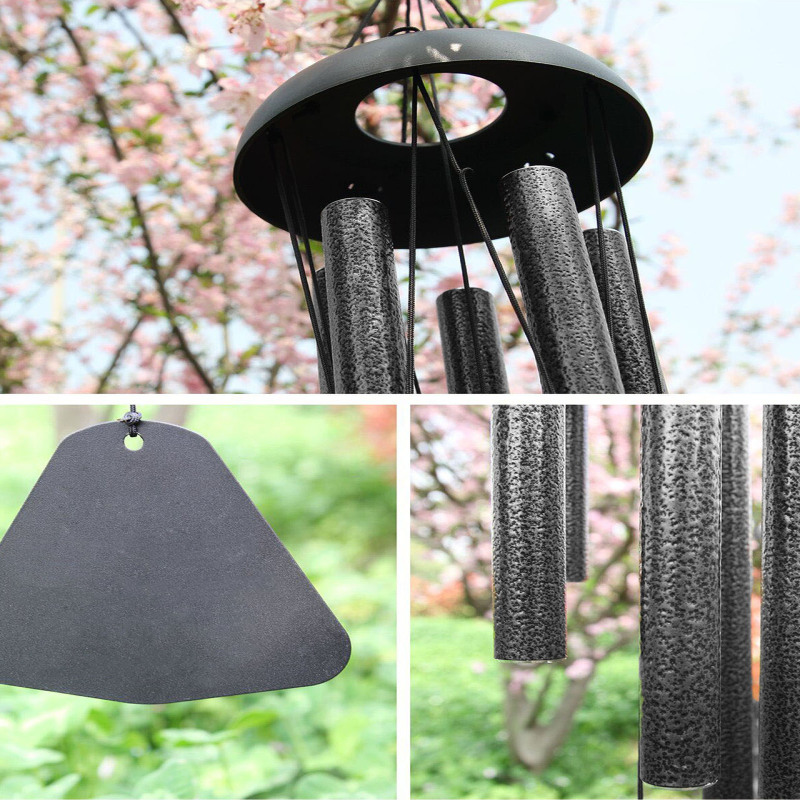Irovami Large 91cm Wind Chime, Dark Tones, General View