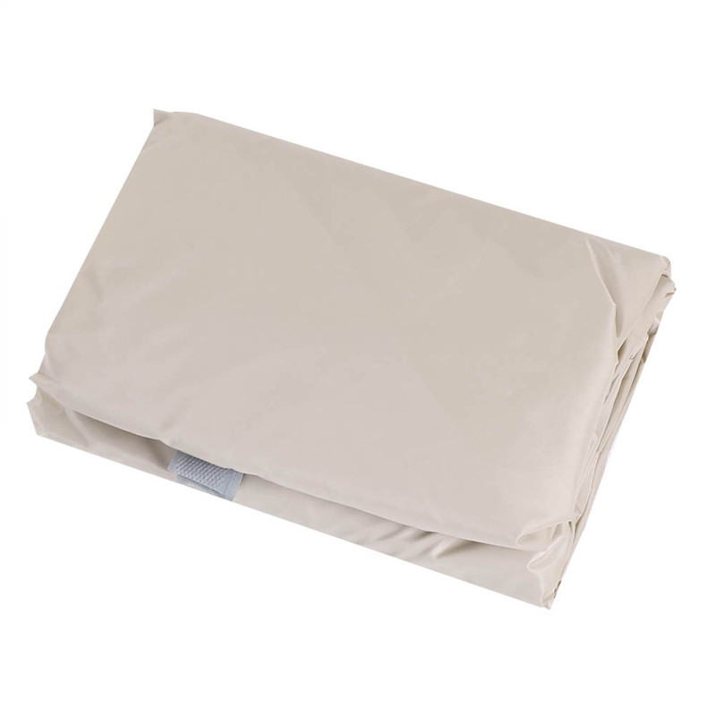 Detalle tejido impermeable poliéster 190T plateado