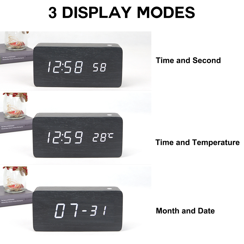 Facilité d'utilisation - 【Alarm Setting】Come with Weekd...