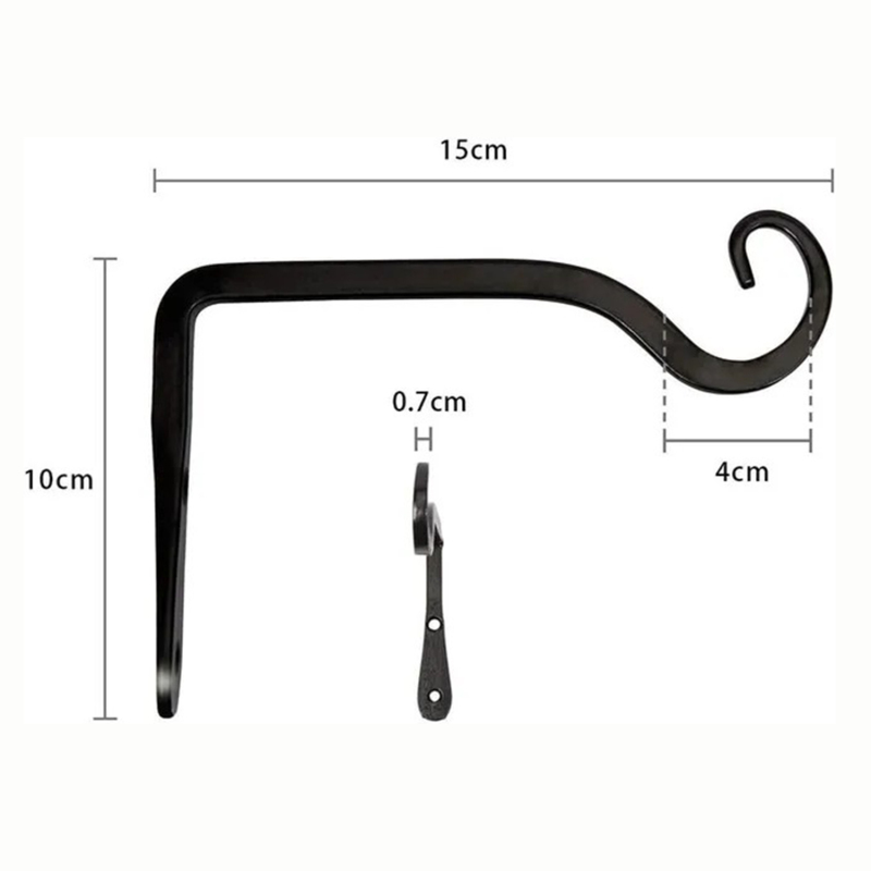 Ganchos de pared de hierro forjado - Descripción general
