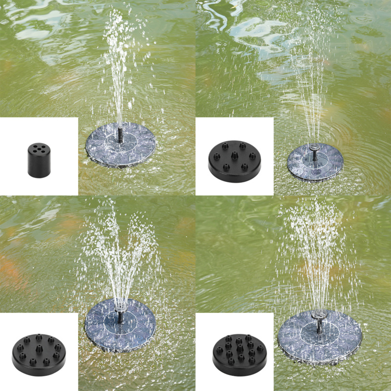 Bomba de agua solar con boquillas