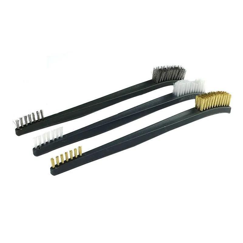 Détail des poils 3 rangées et 1 rangée des brosses Irovami