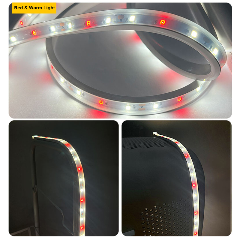 Installation des bandes LED sous une étagère