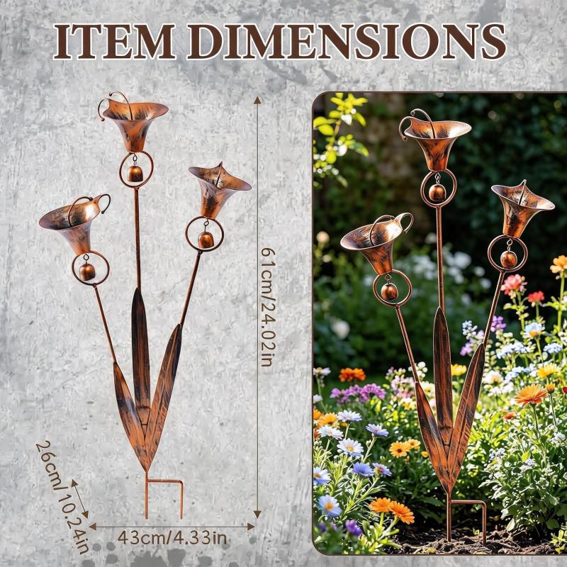 Dimensiones del soporte para lirio cala: 61x26cm