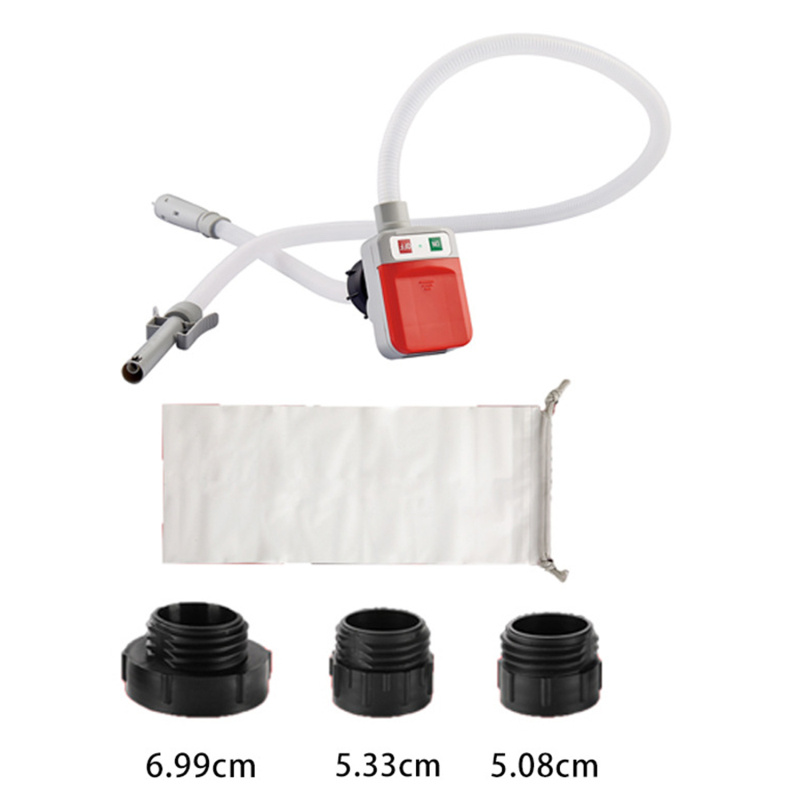 Irovami pompe carburant 12V portable horizontale vue générale