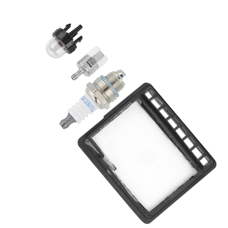 Kit d'entretien pour tronçonneuse Irovami – filtre à air, bougie, poire d'amorçage