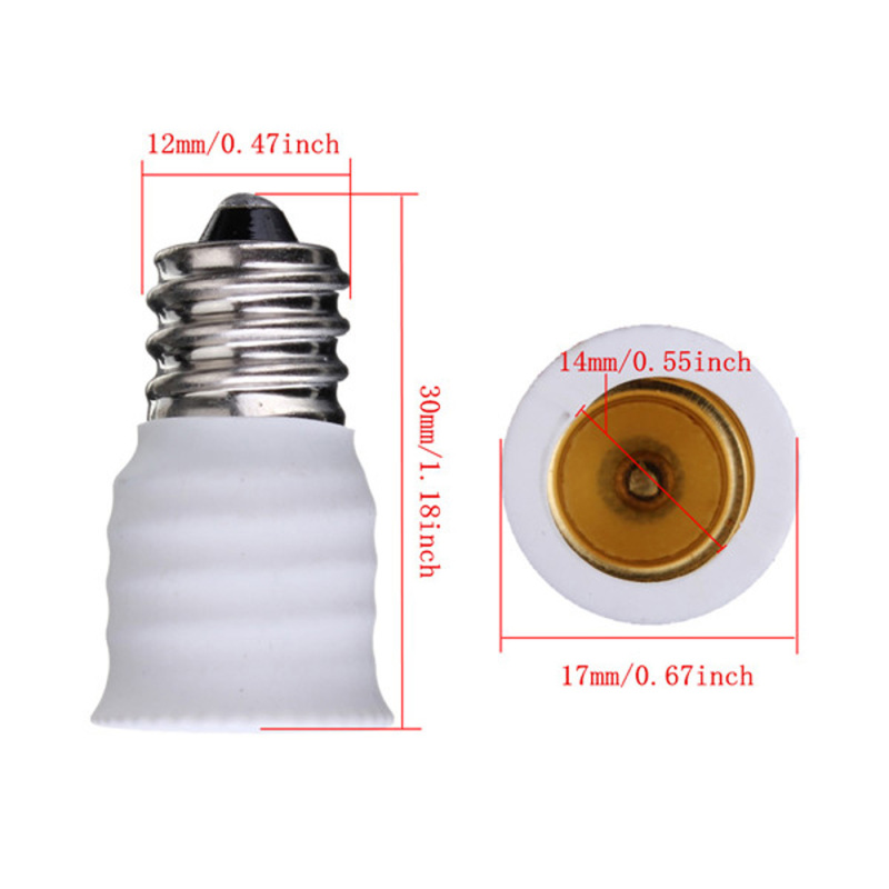 Adaptador E12 a E14 - Descripción general
