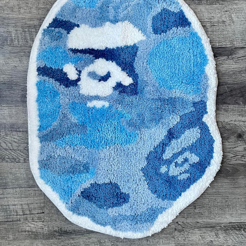 Détail du motif camouflage poudre et de la texture tissée main