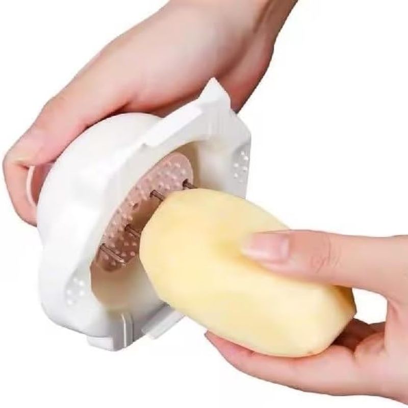 Utilisation du protège-doigts sur une mandoline