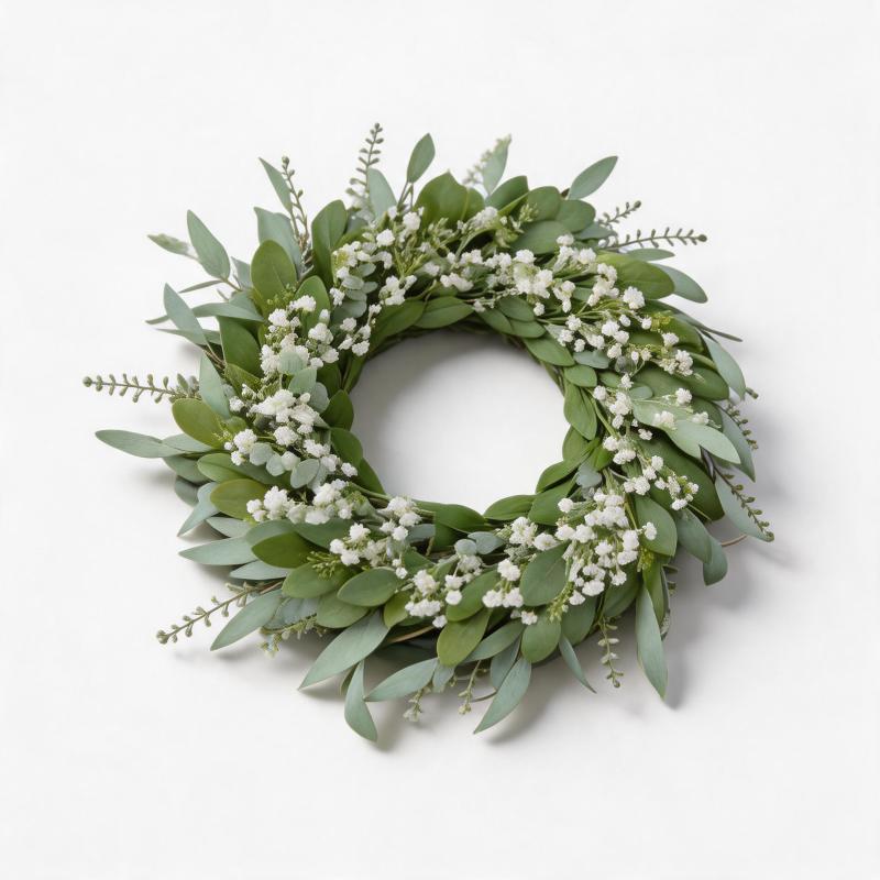 Couronne eucalyptus Irovami 66cm pour porte et mur