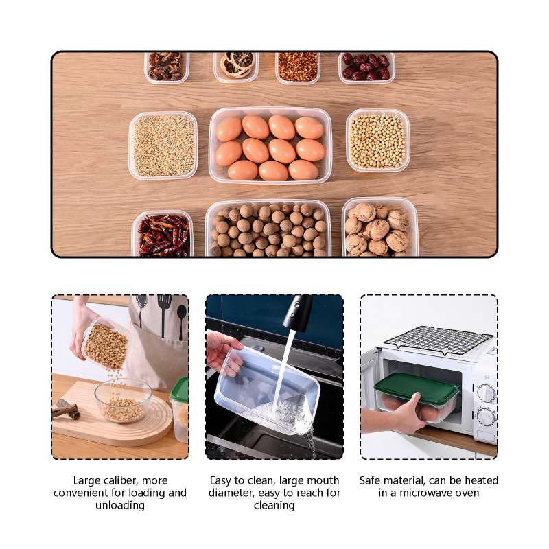 Lot de 17 bocaux de conservation transparents - vue d'ensemble