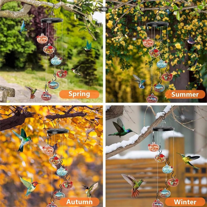Carillon mangeoire suspendue jardin