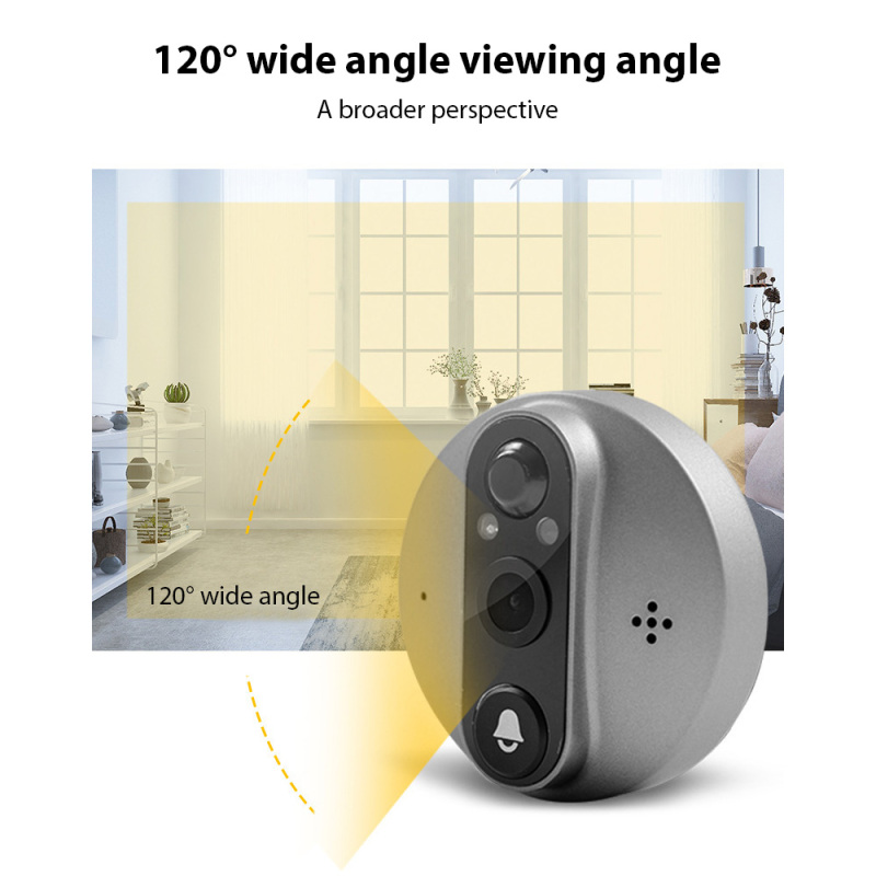 Angle de vision 120° - champ large