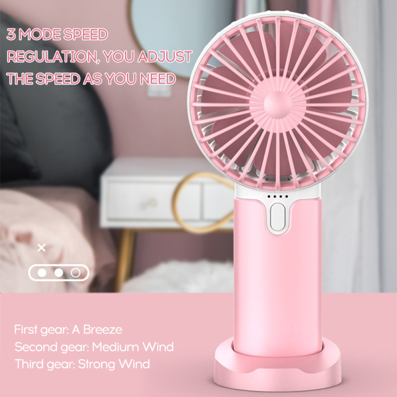 Mini ventilador portátil con pilas incluidas