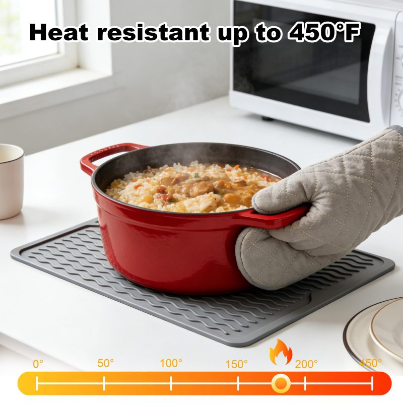 Alfombrilla para barbacoa resistente al calor de 230 °C