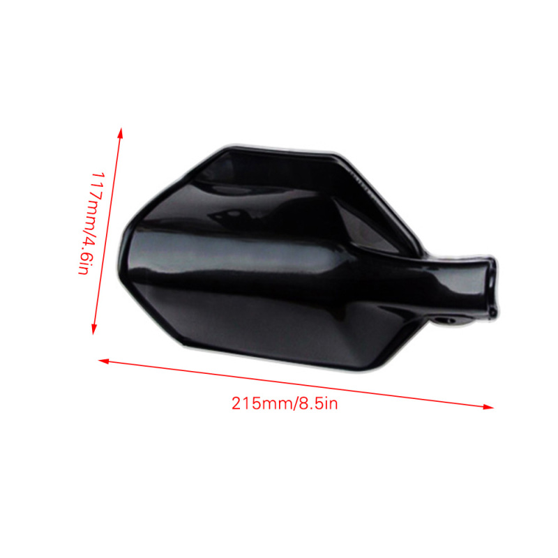 Garde-mains moto – vue d'ensemble avec montage sur guidon
