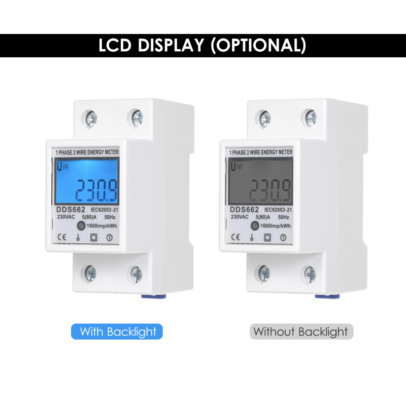 Medidor de energía monofásico DDS662 - descripción general