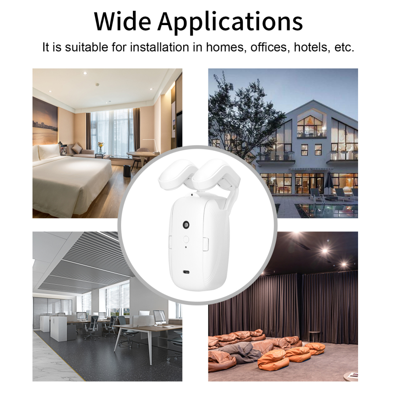 Moteur rideau intelligent Tuya WiFi - vue d'ensemble