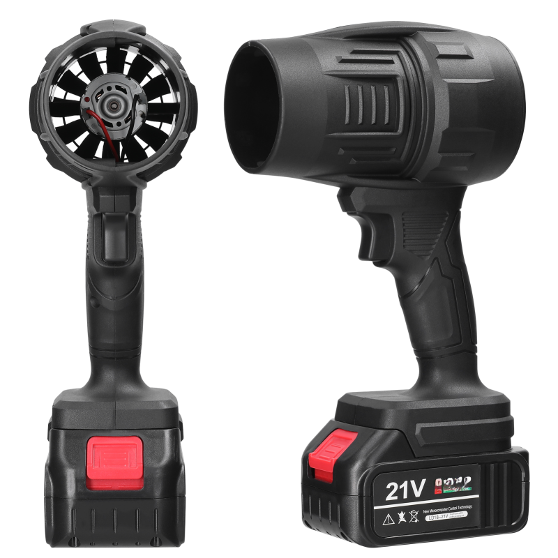Ventilateur à jet Irovami - détail des batteries compatibles Makita