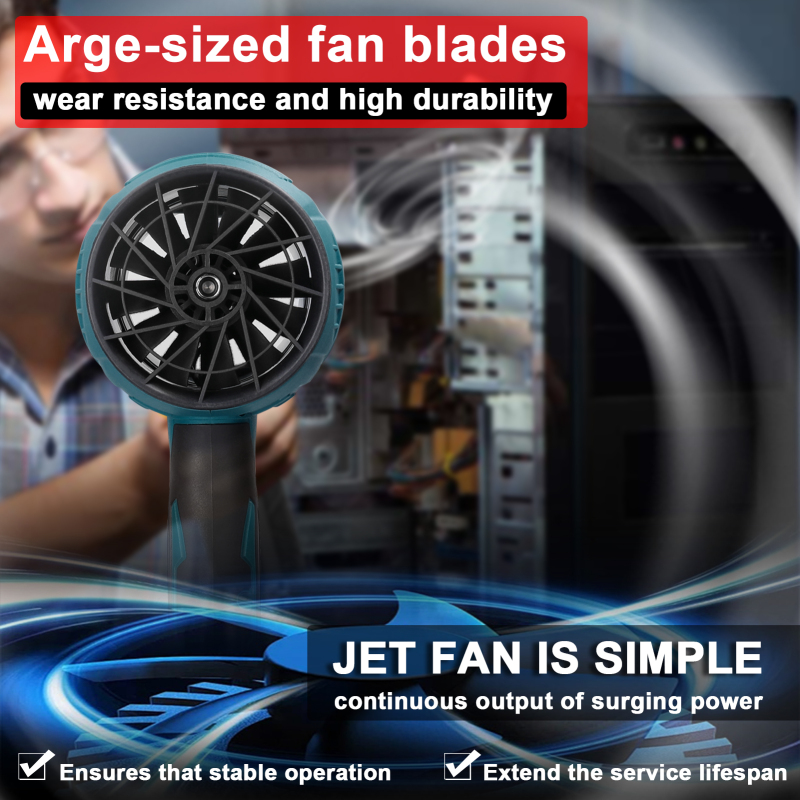 Ventilateur à jet Irovami - détail des options moteur