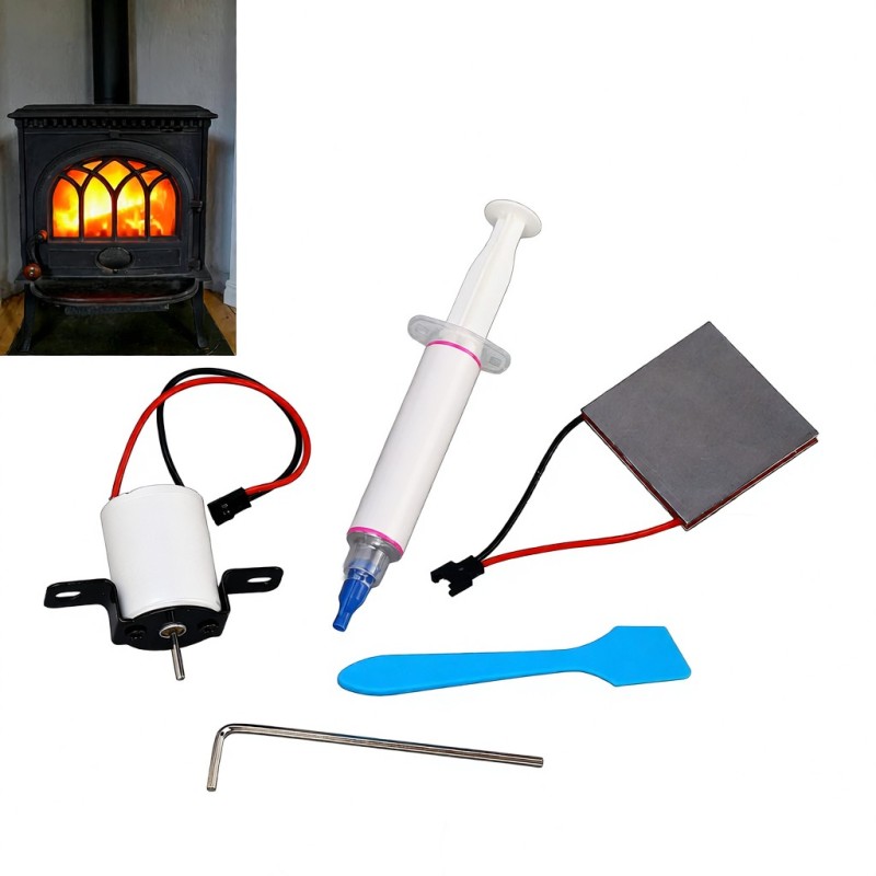 Kit de réparation pour ventilateur de cheminée Irovami - détail des composants