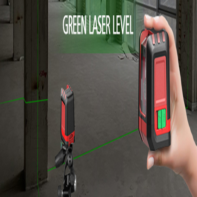 Laser autonivelant avec faisceau vert - utilisation en chantier