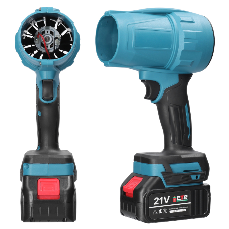 Ventilateur à jet Irovami - vue complète avec batteries