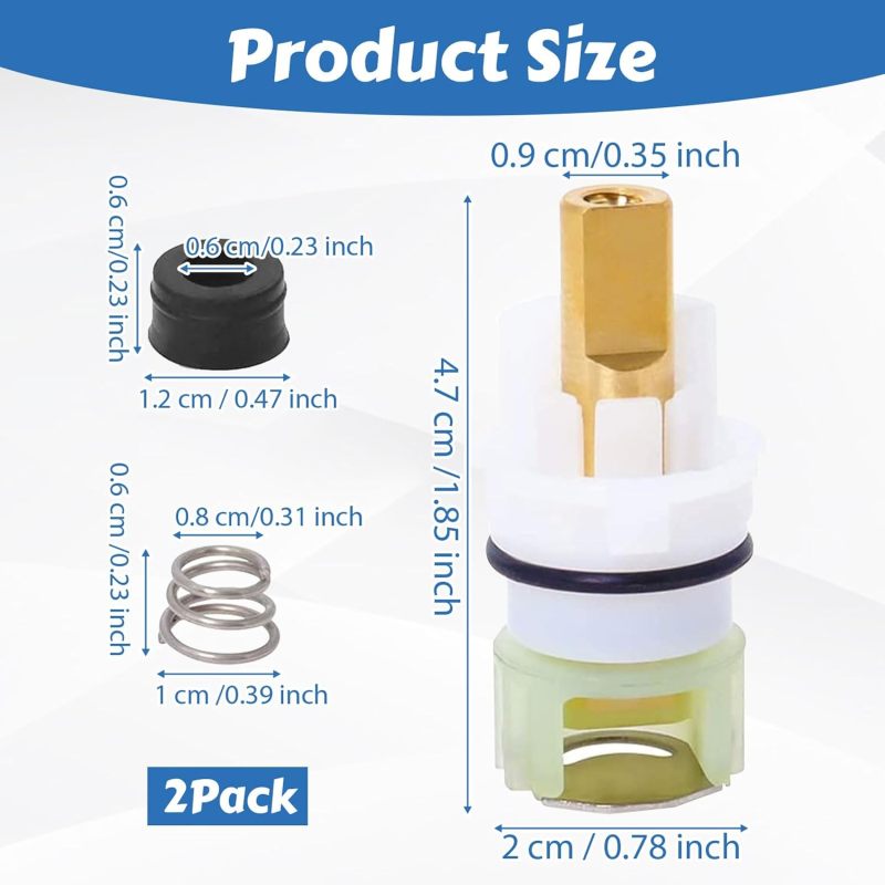 Irovami kit réparation robinet double poignée RP25513 RP4993 vue générale