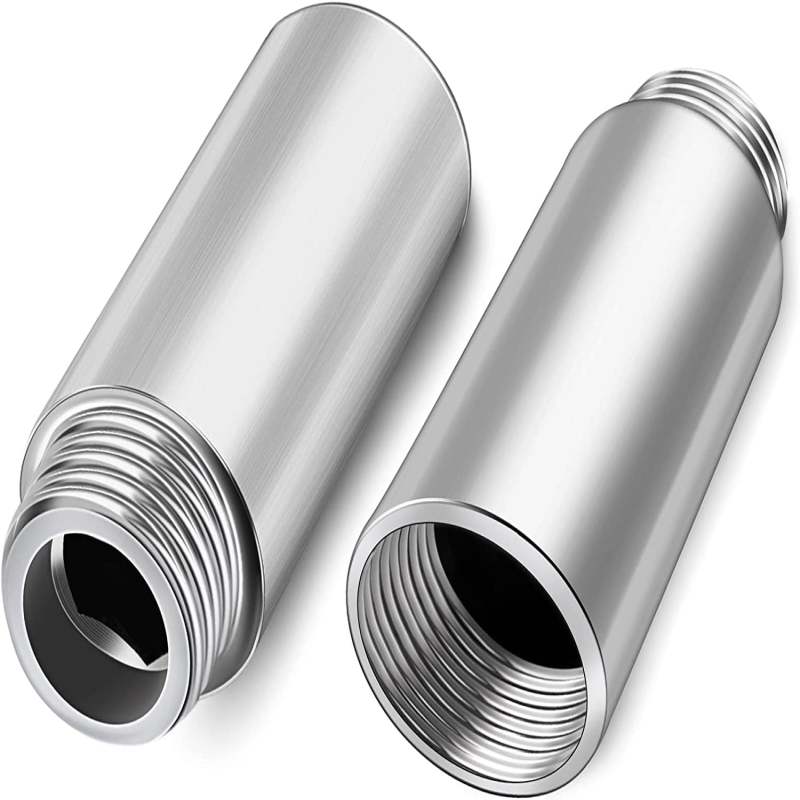 Lot de 2 rallonges de douchette à main en acier inoxydable Beyamis 5cm