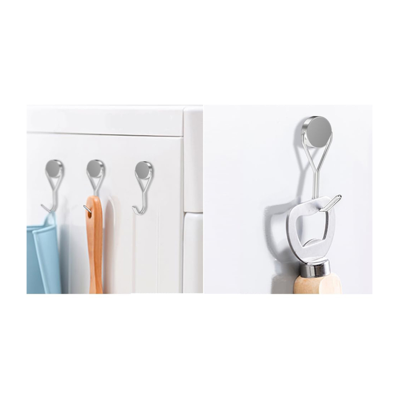 Crochets magnétiques Irovami lot de 4 vue générale