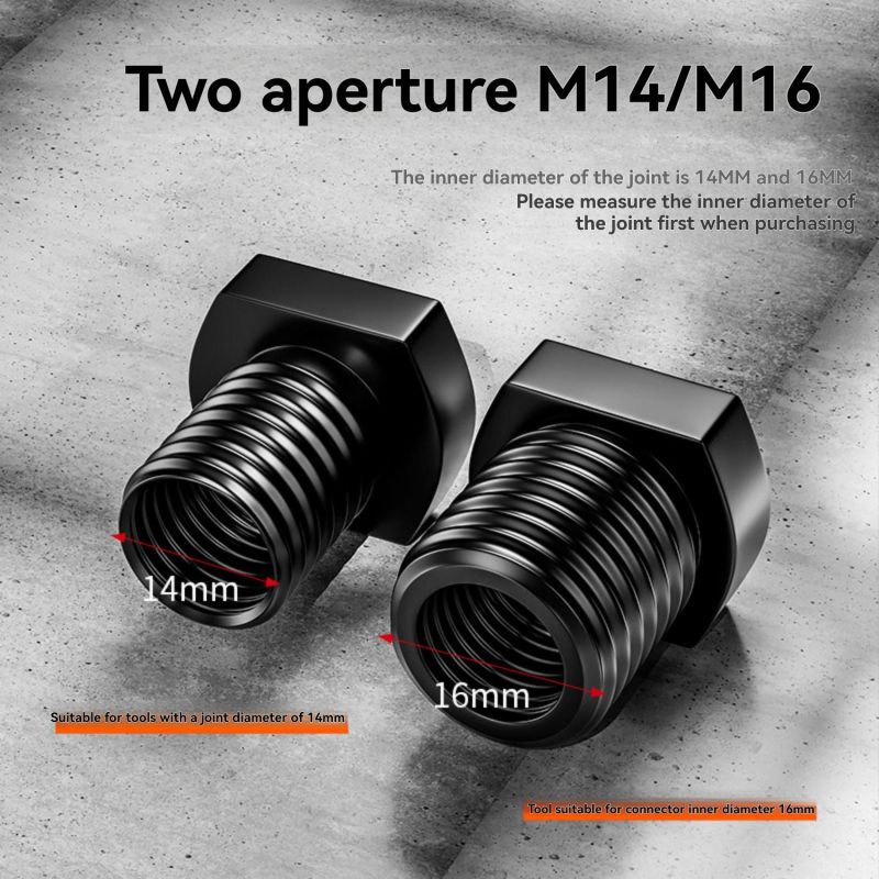 Détail de l'adaptateur Irovami M10 vers M14