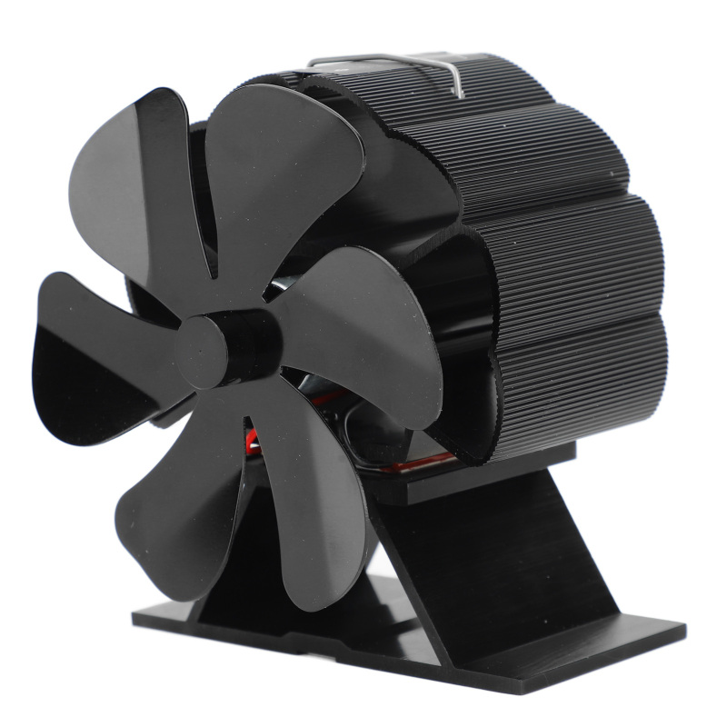 Ventilateur de poêle Irovami - détail 6 pales et finition premium