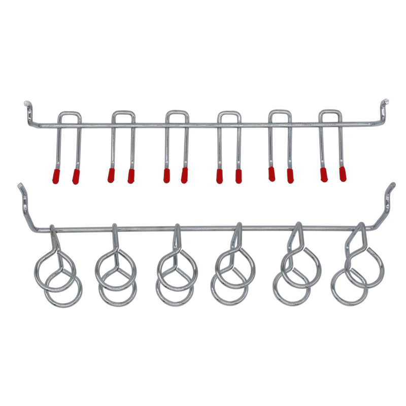 Descripción general del kit de ganchos para tablero perforado Irovami